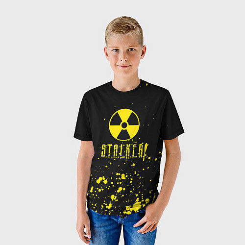 Детская футболка S T A L K E R 2 БРИЗГИ / 3D-принт – фото 3