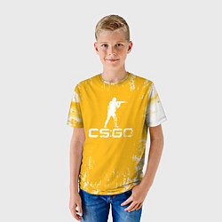 Футболка детская НОВОГОДНИЙ CS : GO, цвет: 3D-принт — фото 2