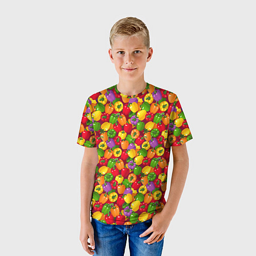Детская футболка Перец Болгарский / 3D-принт – фото 3