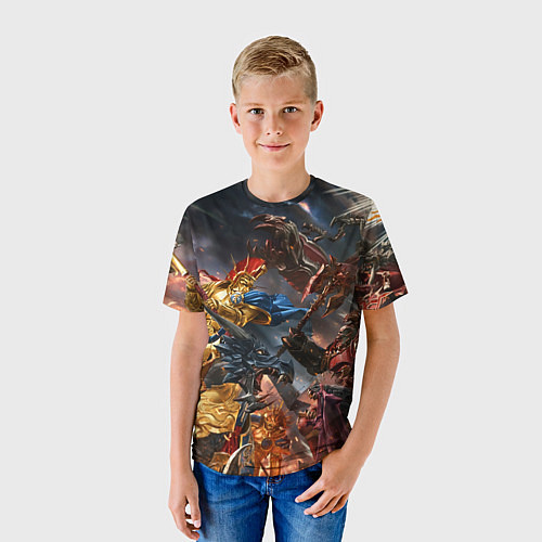 Детская футболка Пекло битвы / 3D-принт – фото 3