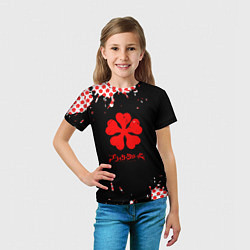 Футболка детская Чёрный клевер патер, цвет: 3D-принт — фото 2