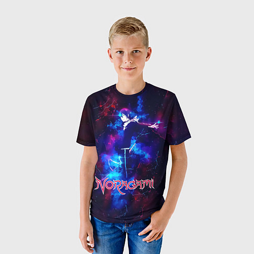 Детская футболка Ято космический Бездомный Бог / 3D-принт – фото 3