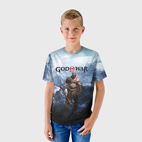 Детская футболка Великий God of War Z / 3D-принт – фото 3