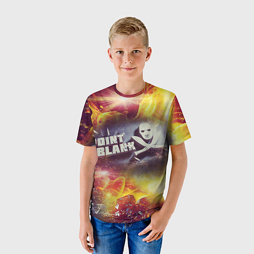 Детская футболка Point Blank Black Fire / 3D-принт – фото 3