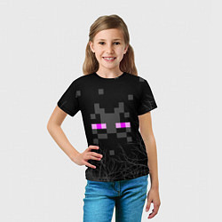 Футболка детская ЭНДЕРМЕН МАЙНКРАФТ MINECRAFT, цвет: 3D-принт — фото 2