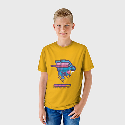 Детская футболка Mr Beast Pixel Art / 3D-принт – фото 3