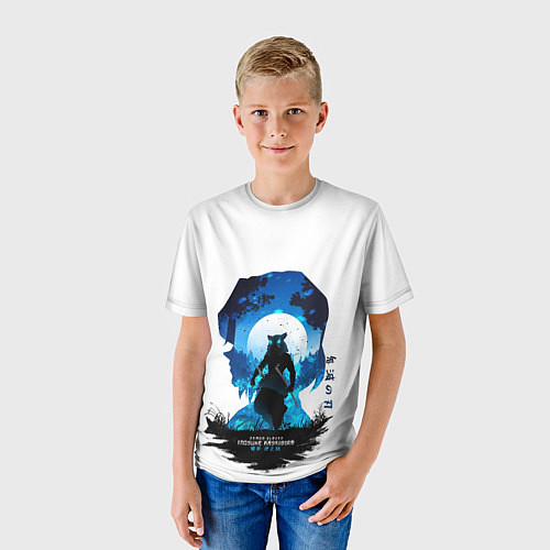 Детская футболка Иноске Клинок рассекающий демонов / 3D-принт – фото 3
