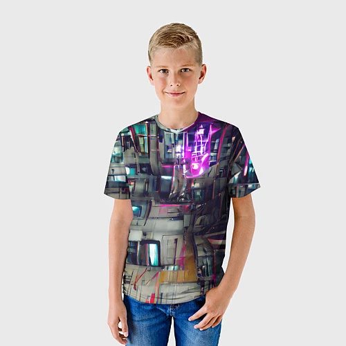 Детская футболка Инженерия / 3D-принт – фото 3