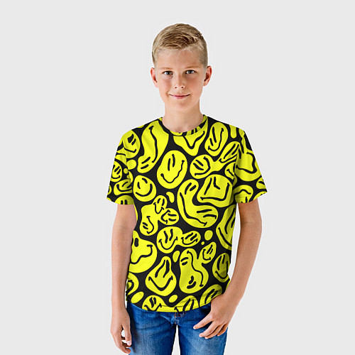 Детская футболка The Смайлики / 3D-принт – фото 3