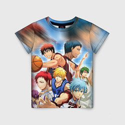 Футболка детская KUROKO BASKETBALL КОМАНДА, цвет: 3D-принт