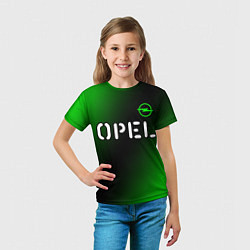 Футболка детская ОПЕЛЬ Opel 2, цвет: 3D-принт — фото 2