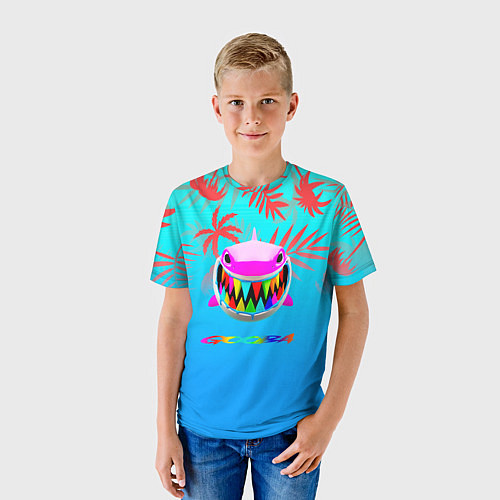 Детская футболка 6IX9INE tropical / 3D-принт – фото 3