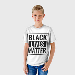 Футболка детская Black Lives Matters, цвет: 3D-принт — фото 2