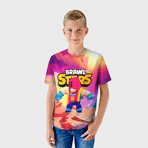 Детская футболка GROM BRAWL STARS FANTASY / 3D-принт – фото 3