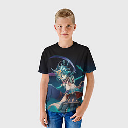 Футболка детская АДЕПТ СЯО НЕОНОВЫЙ ГРАДИЕНТ, цвет: 3D-принт — фото 2