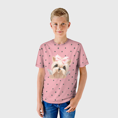 Детская футболка Йорк с крылышками / 3D-принт – фото 3