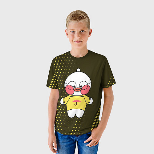 Детская футболка LALAFANFAN - ЗОНТИК - Абстракция / 3D-принт – фото 3