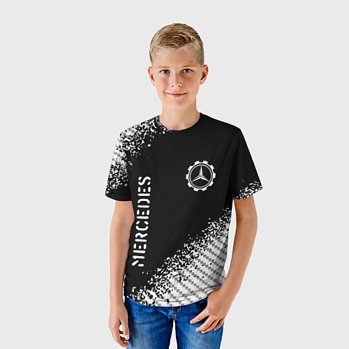 Детская футболка MERCEDES Mercedes Краска / 3D-принт – фото 3