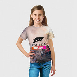 Футболка детская Форза Forza horizon 5, цвет: 3D-принт — фото 2