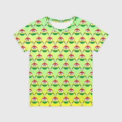 Футболка детская Регги смайл слэм, цвет: 3D-принт