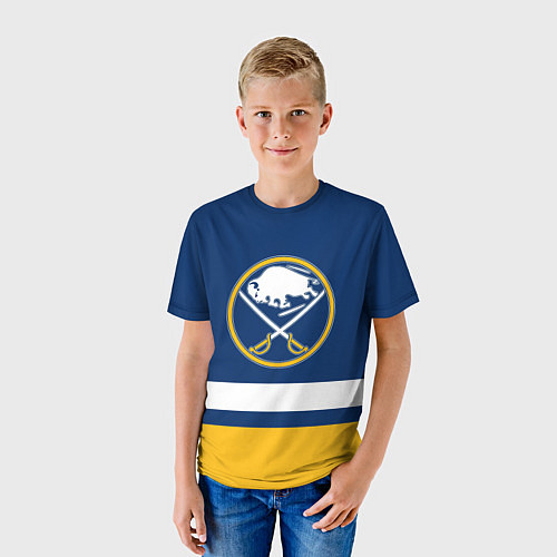 Детская футболка Buffalo Sabres, Баффало Сейберз / 3D-принт – фото 3