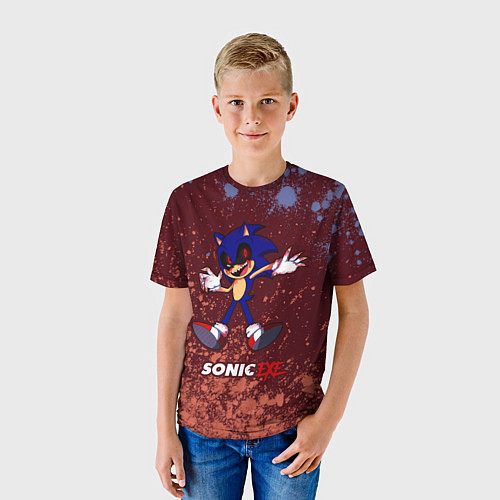 Детская футболка SONIC EXE Арт / 3D-принт – фото 3
