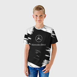 Футболка детская Mercedes-Benz Текстура, цвет: 3D-принт — фото 2
