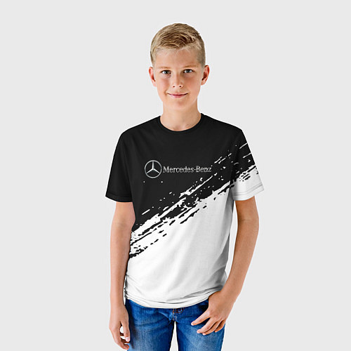 Детская футболка Mercedes-Benz - Разделение / 3D-принт – фото 3