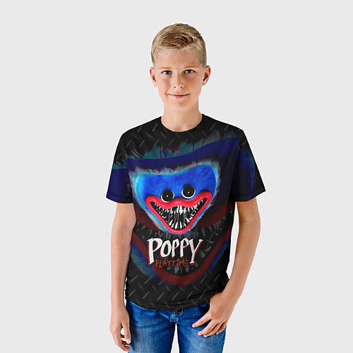 Детская футболка Хагги Вагги Паппи Плейтайм Poppy Playtime / 3D-принт – фото 3
