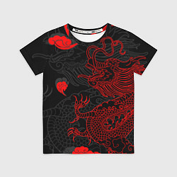 Футболка детская Дракон Китайский дракон, цвет: 3D-принт