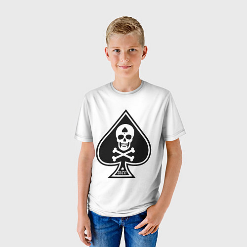Детская футболка Пиковый Туз / 3D-принт – фото 3