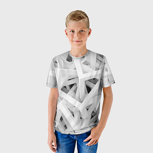 Детская футболка БЕЛЫЙ АРХИТЕКТОР / 3D-принт – фото 3