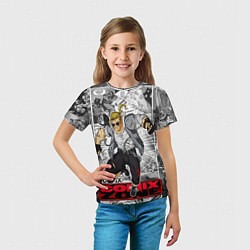 Футболка детская Gray comix, цвет: 3D-принт — фото 2