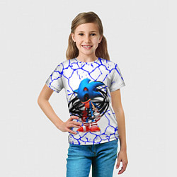 Футболка детская СОНИК EXE ТЕМНЫЙ СОНИК, цвет: 3D-принт — фото 2