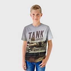 Футболка детская Forces Tank, цвет: 3D-принт — фото 2