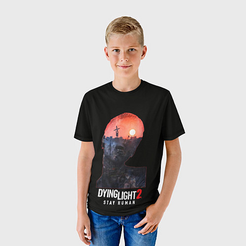 Детская футболка Dying Light Stay Human / 3D-принт – фото 3