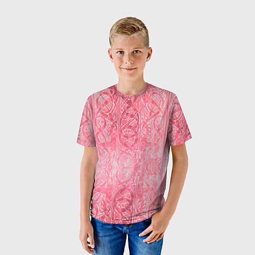 Детская футболка Скандинавские узорыДраконы / 3D-принт – фото 3