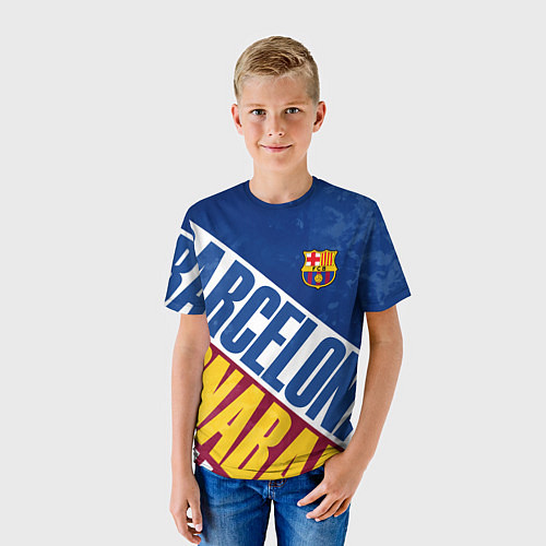Детская футболка Barcelona , Барселона / 3D-принт – фото 3