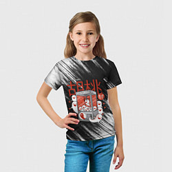 Футболка детская АВТОМАТ С ПРИЗРАКАМИ ХУ ТАО ГЕНШИН ИМПАКТ, цвет: 3D-принт — фото 2