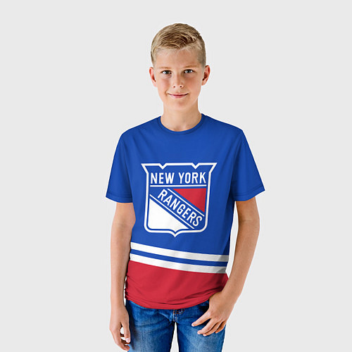 Детская футболка New York Rangers Нью Йорк Рейнджерс / 3D-принт – фото 3