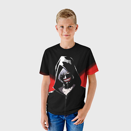 Детская футболка Ghoul red line / 3D-принт – фото 3