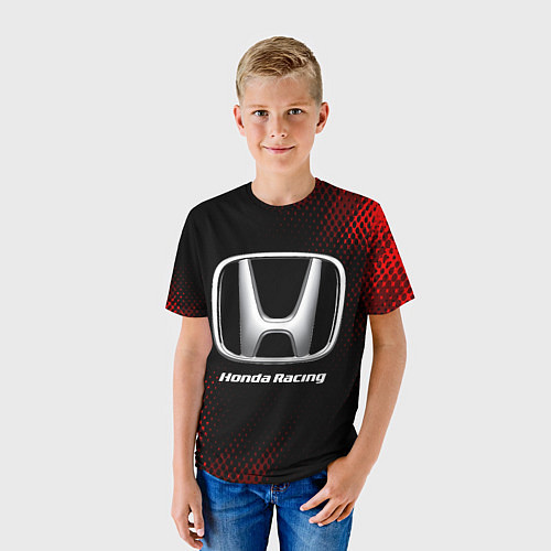 Детская футболка HONDA RACING Sport Style / 3D-принт – фото 3