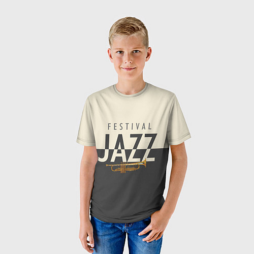 Детская футболка JAZZ FESTIVAL / 3D-принт – фото 3