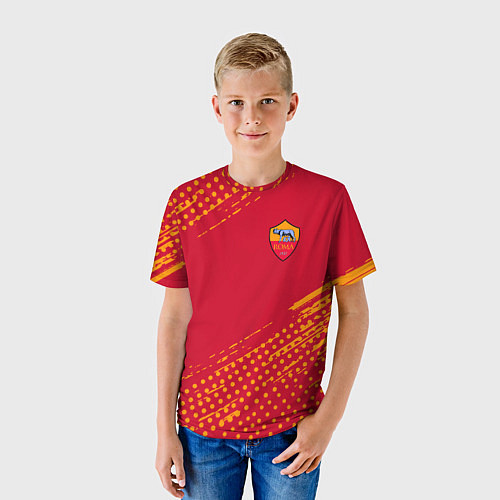Детская футболка Roma Рома / 3D-принт – фото 3