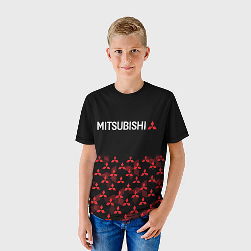 Детская футболка MITSUBISHI HALF PATTERN / 3D-принт – фото 3