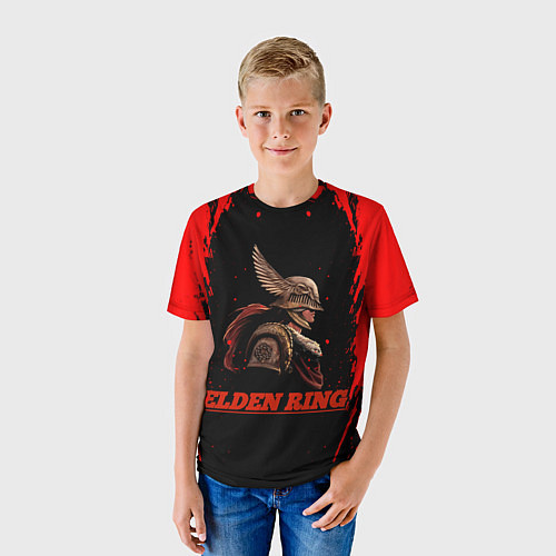 Детская футболка Hero in red / 3D-принт – фото 3