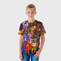 Футболка детская Fnaf UCN, цвет: 3D-принт — фото 2