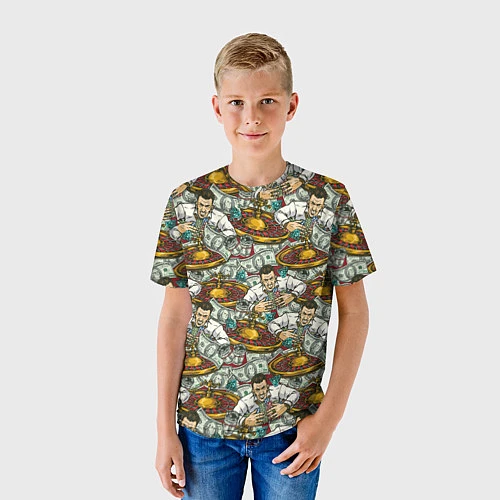 Детская футболка Джекпот в Казино / 3D-принт – фото 3