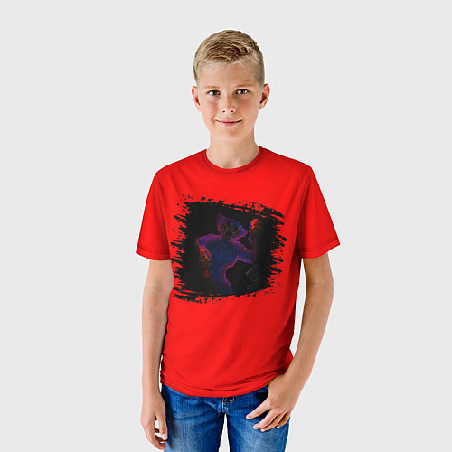 Детская футболка Неоновый Хагги Вагги / 3D-принт – фото 3