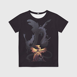 Футболка детская Боец Чокобо, цвет: 3D-принт